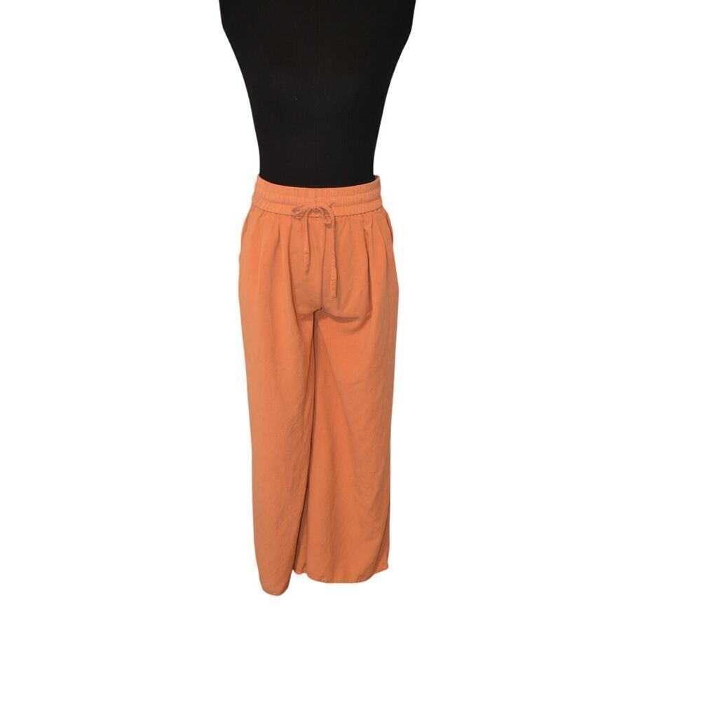 Women's Pull On Heyson Peach Wide Leg Casual Pants Size Large